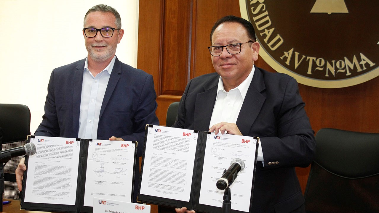 Convenio entre BHP y la UAT