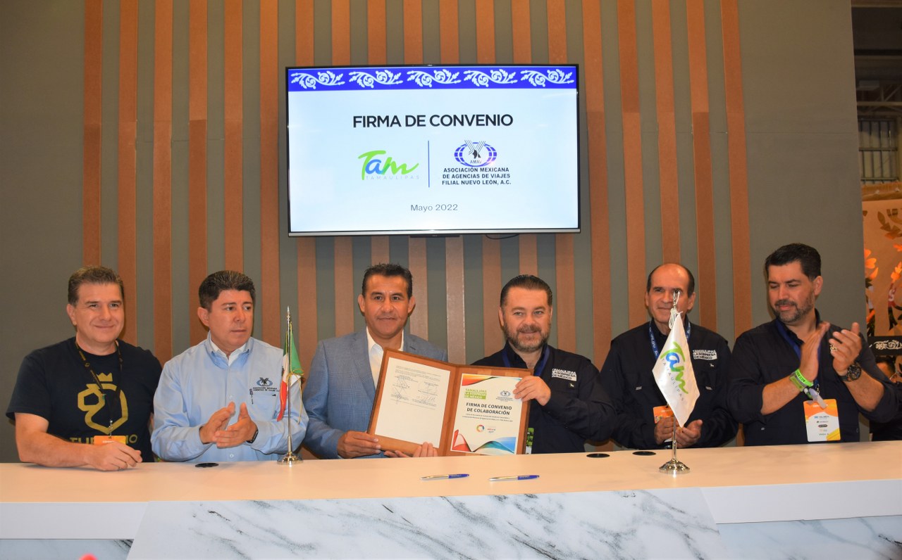 Tamaulipas formalizó convenios en Tianguis