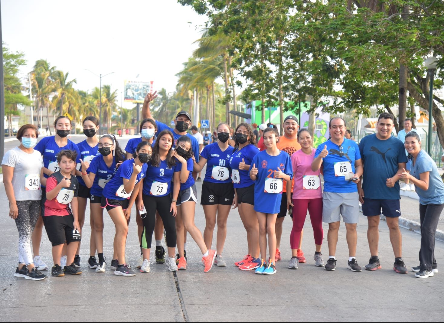 Carrera en apoyo a El Truko