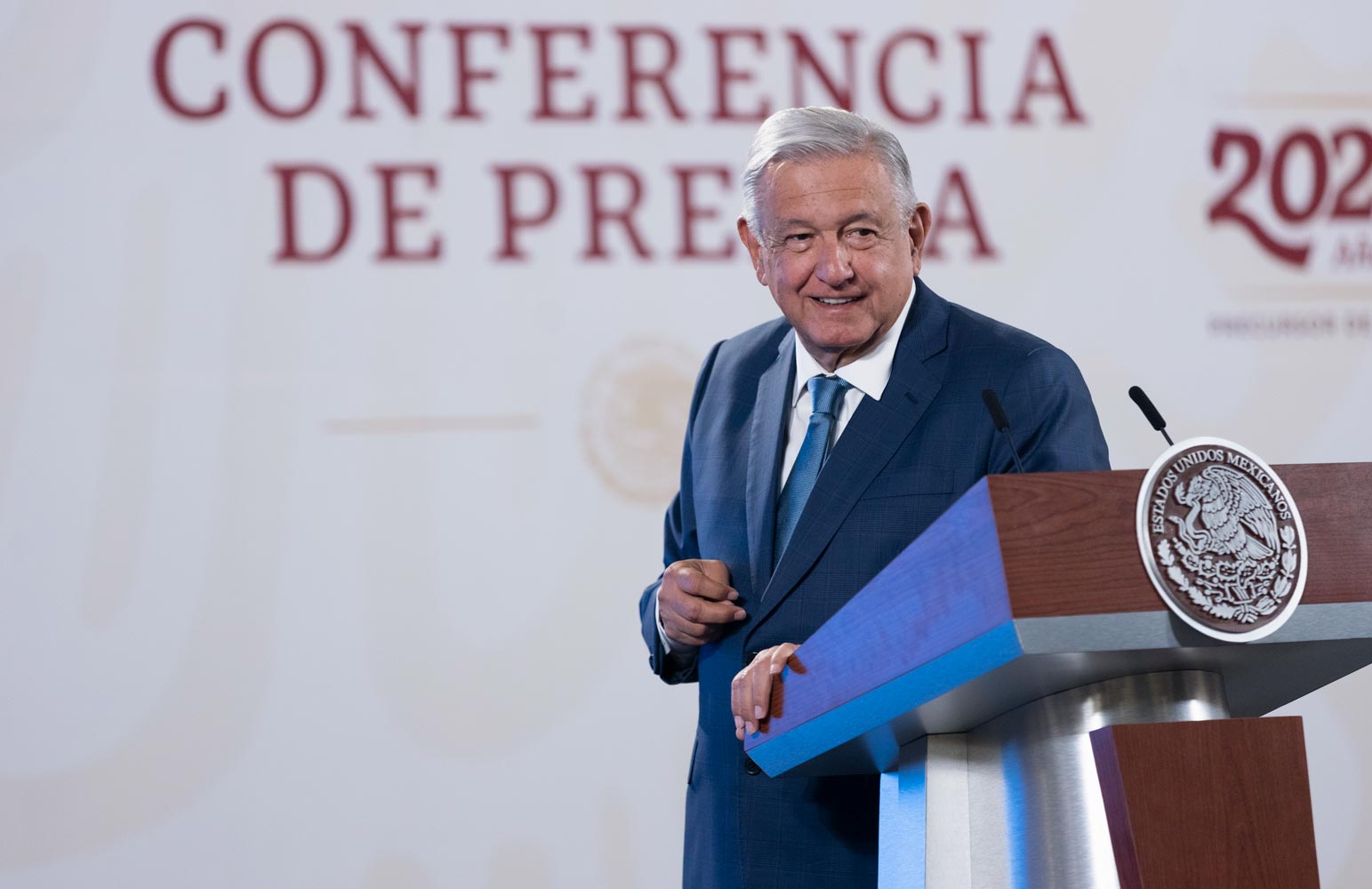 El presidente de la República, López Obrador, reiteró que México no aplicará sanciones por conflicto Rusia-Ucrania.