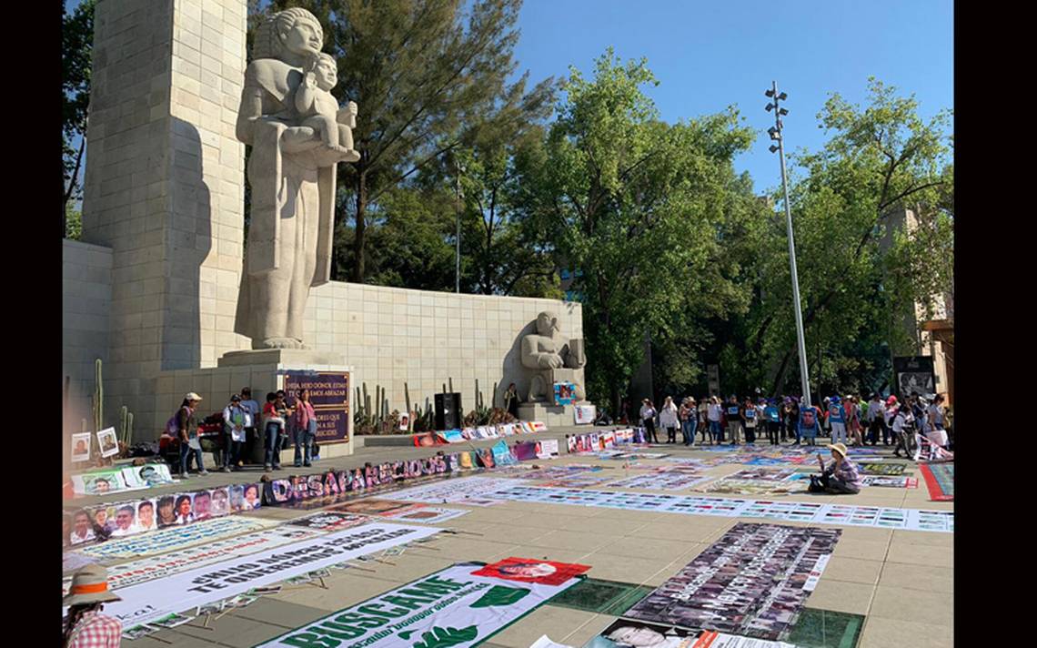 Este 10 de mayo, se reportó que madres de desaparecidos se manifiestan en el Monumento a la Madre en la CDMX con rumbo al Ángel.