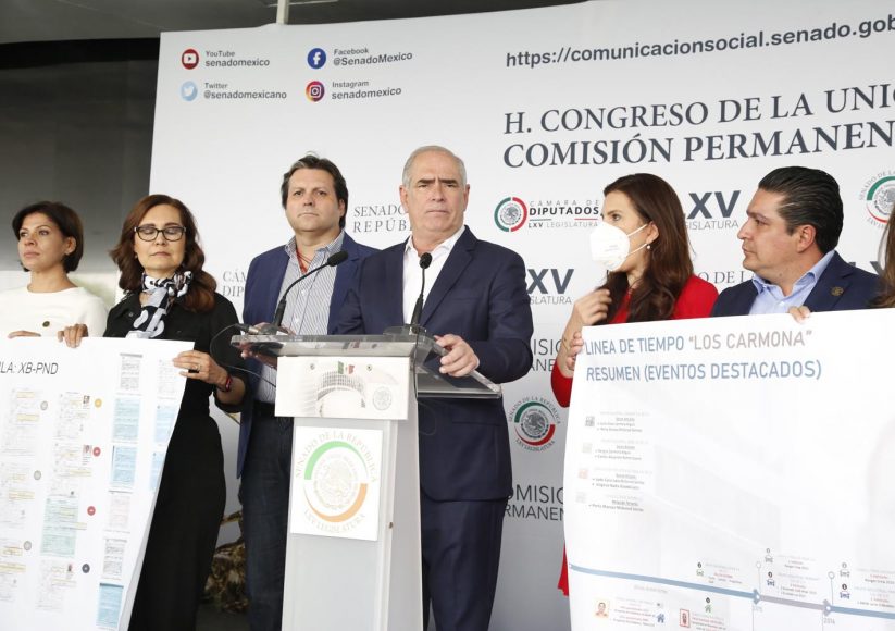 Tras reunirse con el dirigente panista de Tamaulipas, los senadores del PAN niegan que exista una persecución en contra de Américo Villarreal