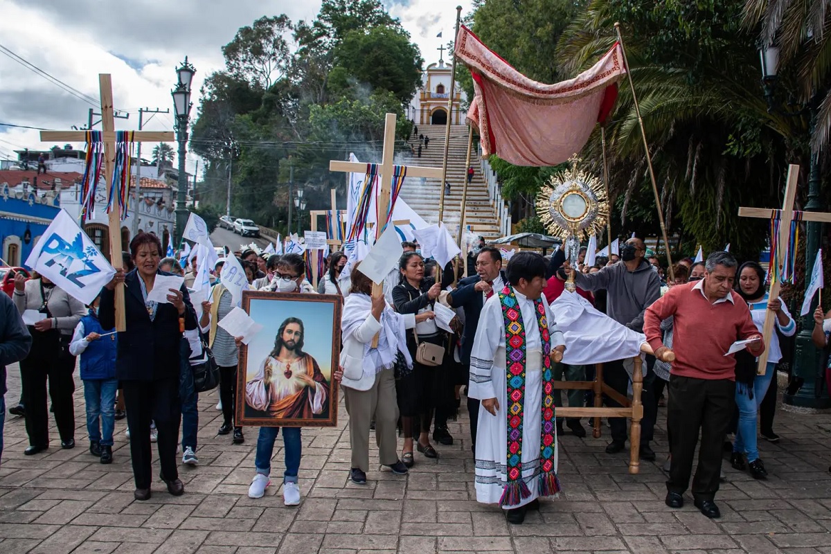 marcha en San Cristóbal de las Casas