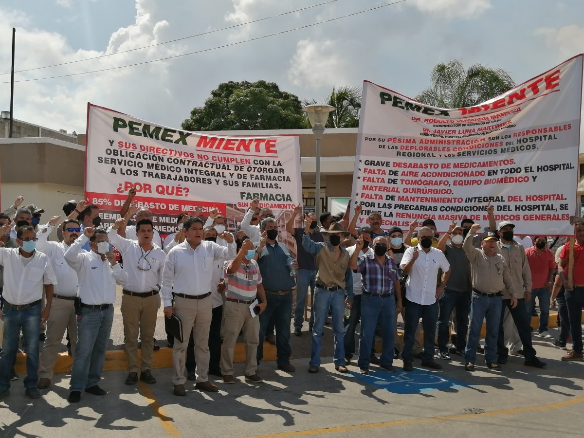 hospitales y clínicas de Petróleos Mexicanos