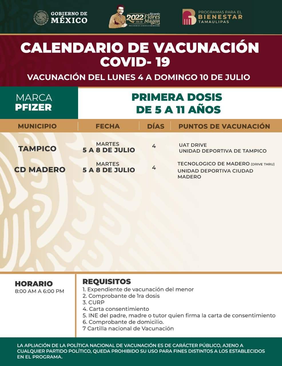 Un estimado de 32 mil vacunas contra Covid