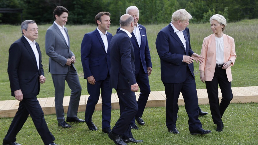 Este lunes, tras la intervención de Zelensky, el G7 refrenda su apoyo hacia Ucrania y destacó que ya alistan nuevas sanciones contra Rusia