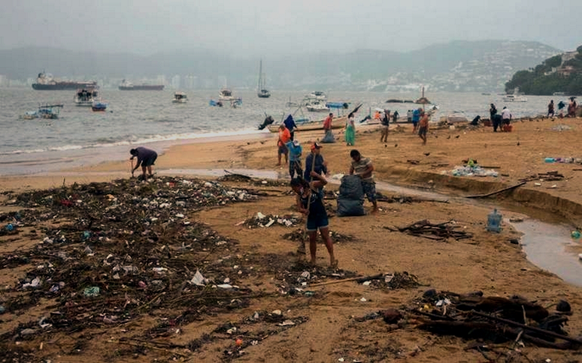 afectaciones en Guerrero por huracán “Blas”