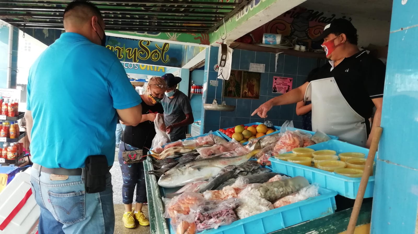 ventas de pescados y mariscos