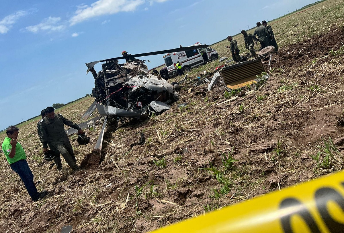 helicóptero de la Semar