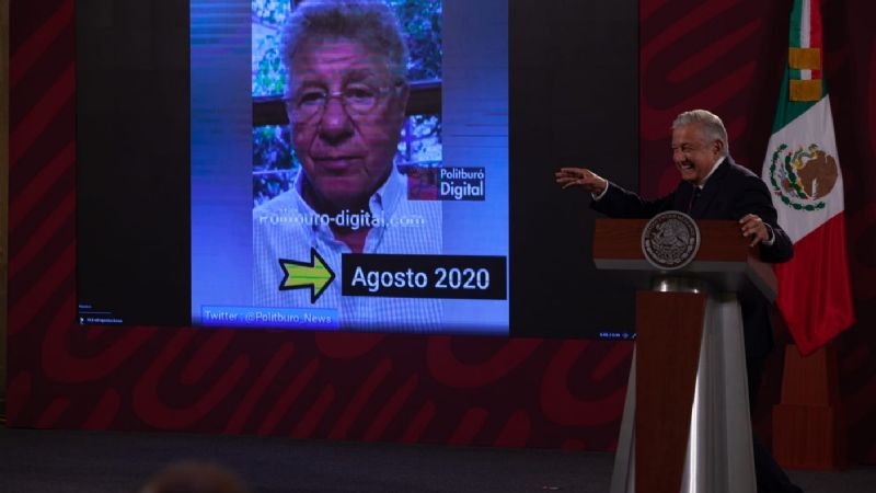 AMLO exhibe a Carlos Alazraki en su conferencia mañanera. Afirma tener un "profundo respeto a la comunidad judía, pero Alazraki es otro asunto".