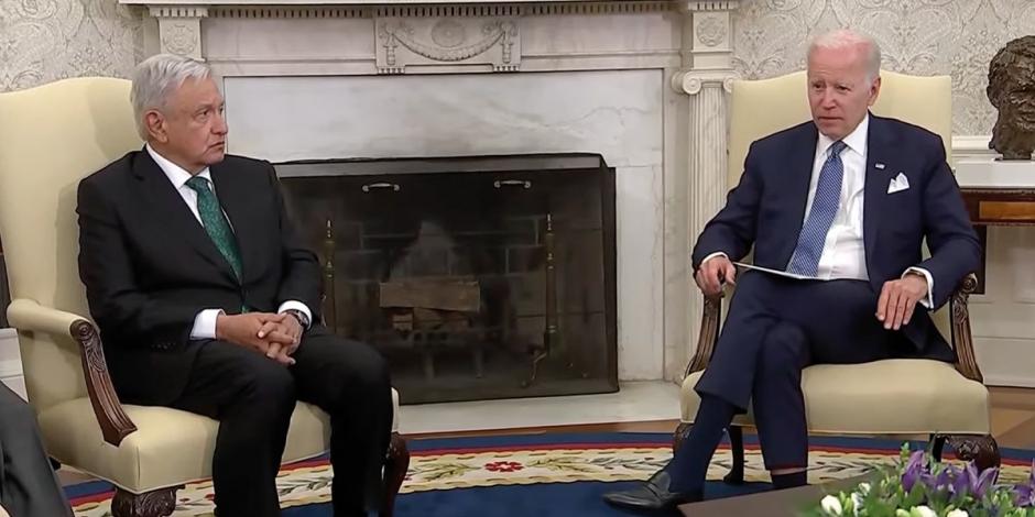 Durante el encuentro entre ambos en Washington, AMLO le plantea a Biden un plan con cinco puntos para enfrentar la inflación