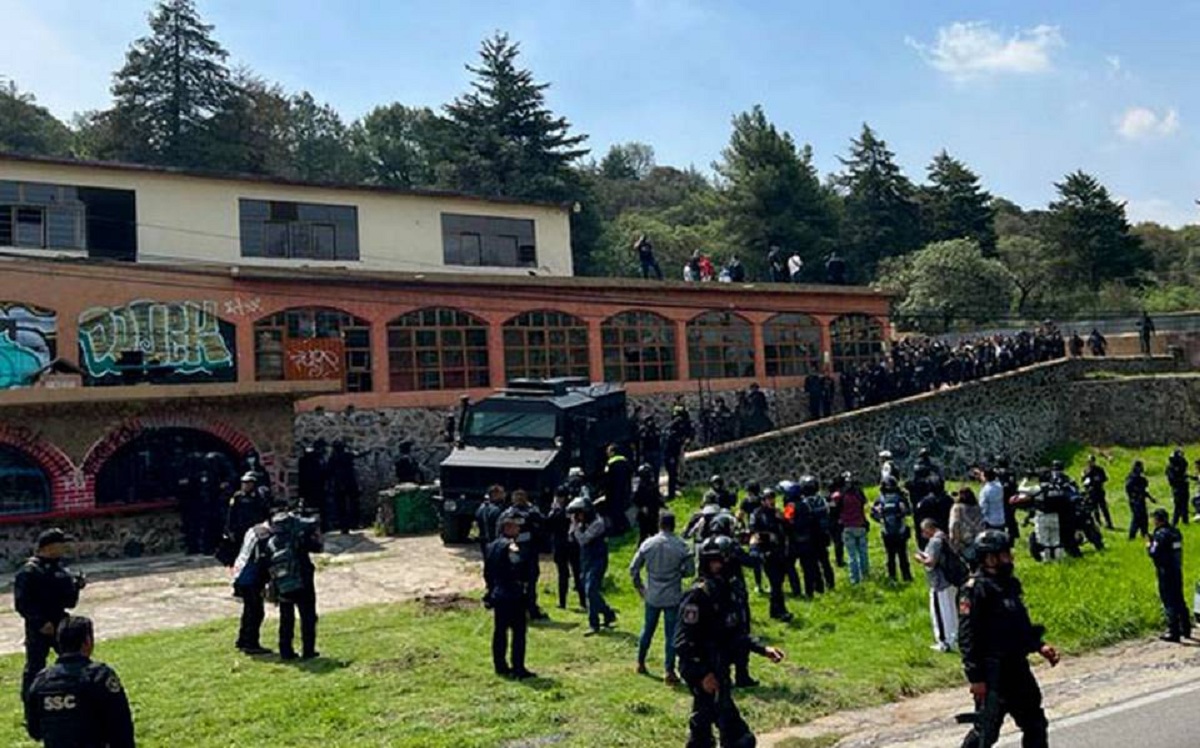 fuerzas de seguridad en Topilejo