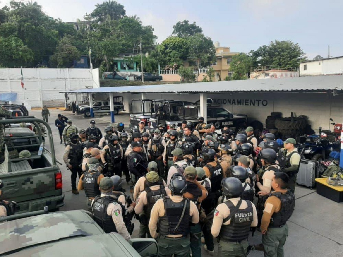 toman control de la seguridad en Tuxpan