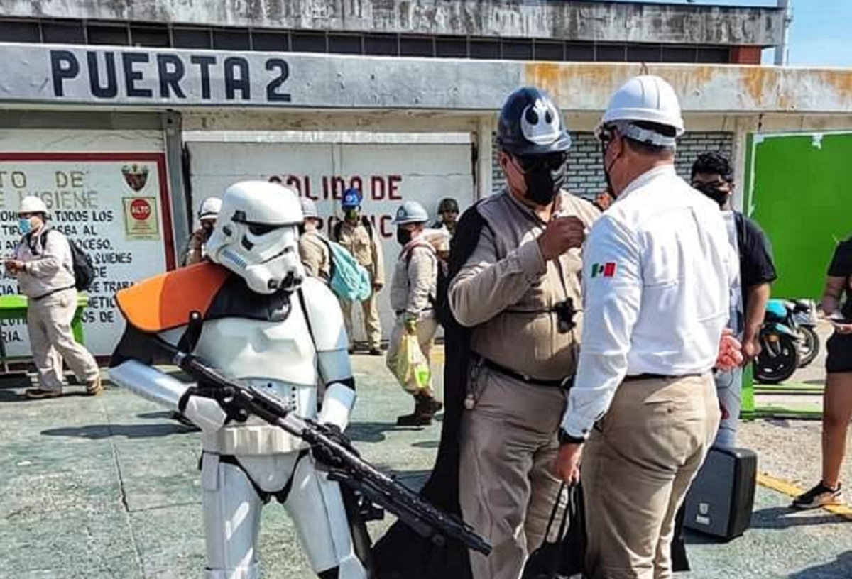 Darth Vader en Pemex