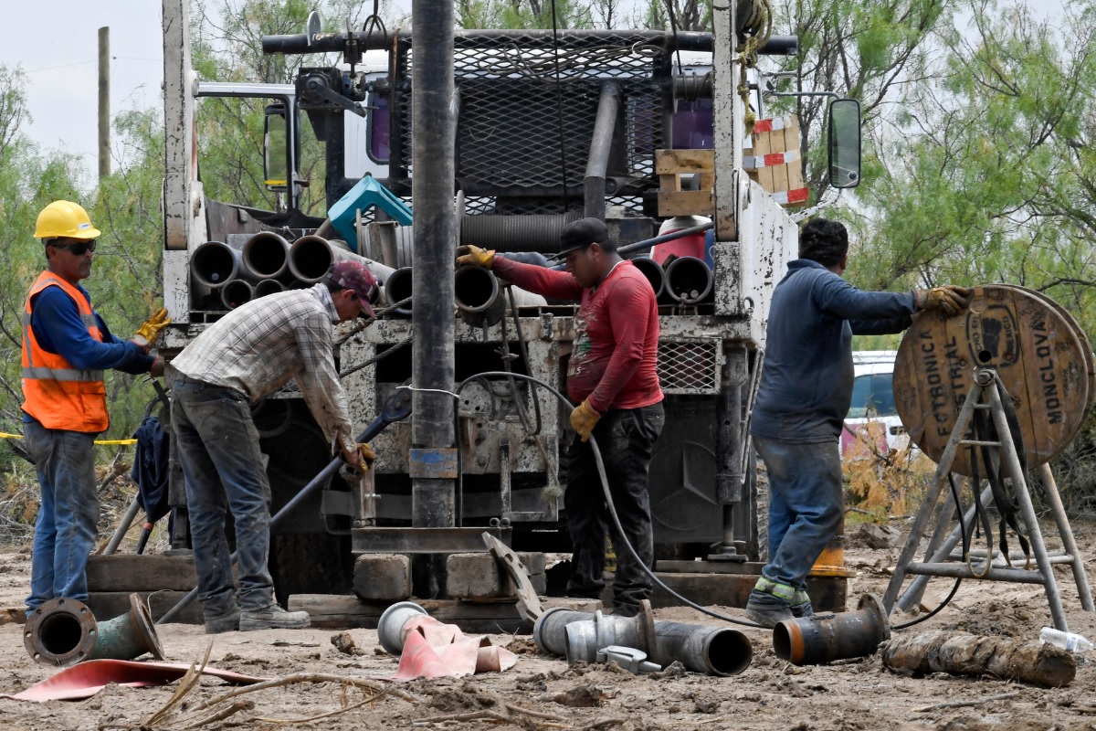 tajo en mina de Sabinas