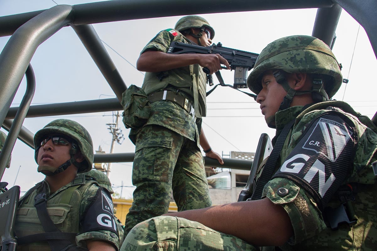 certificado policial en la Guardia Nacional