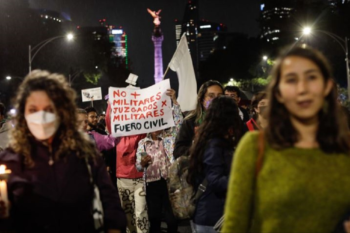 'No a la Guardia Nacional militar'