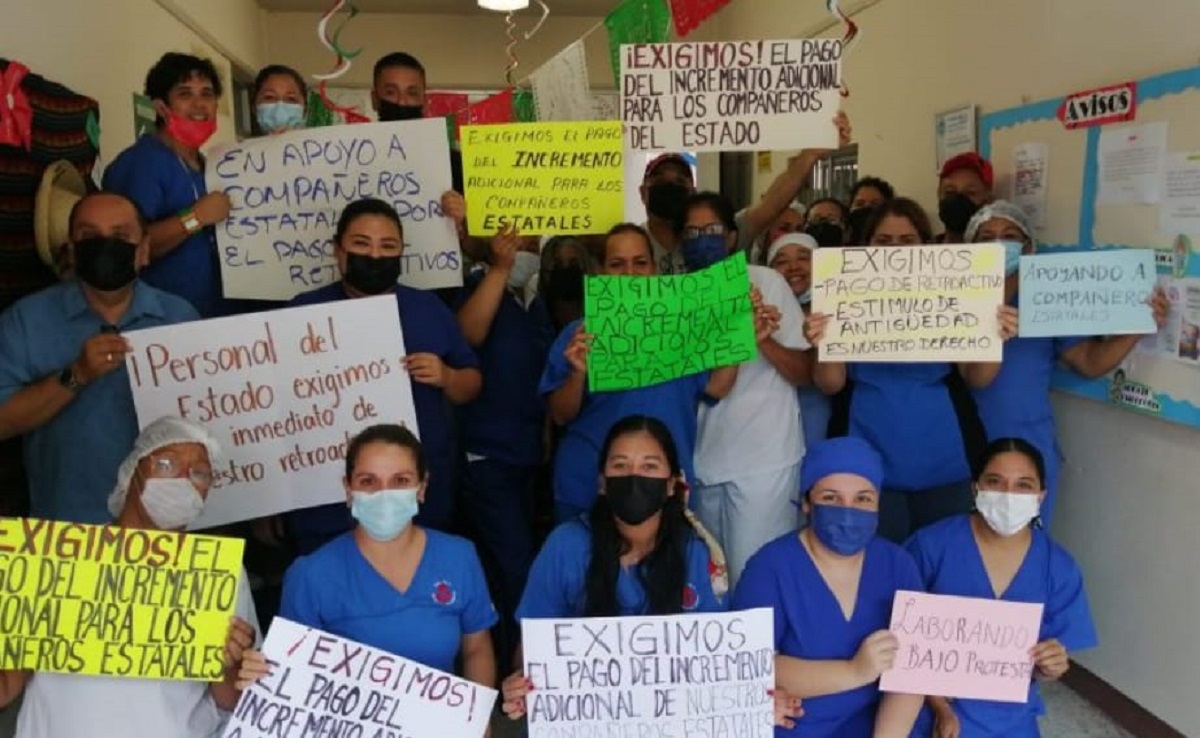 En Tampico se unieron a la protesta de maestros