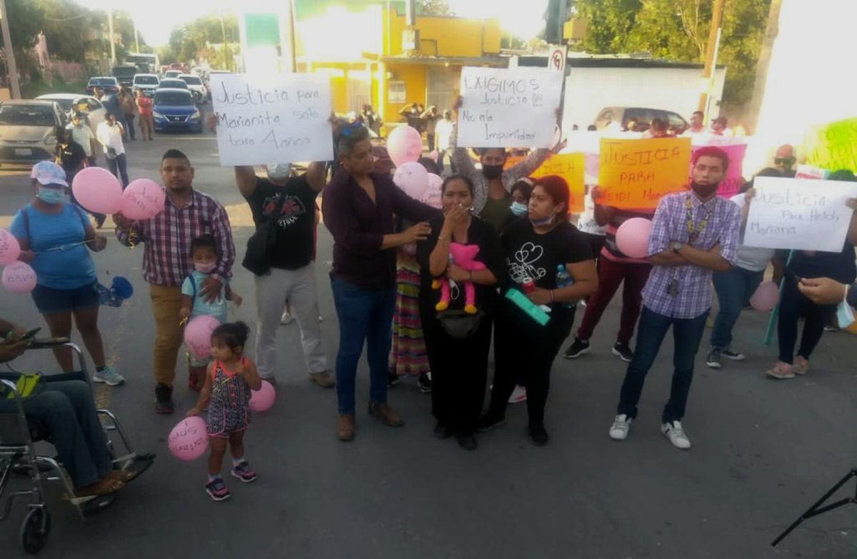Claman justicia para Heidi Mariana