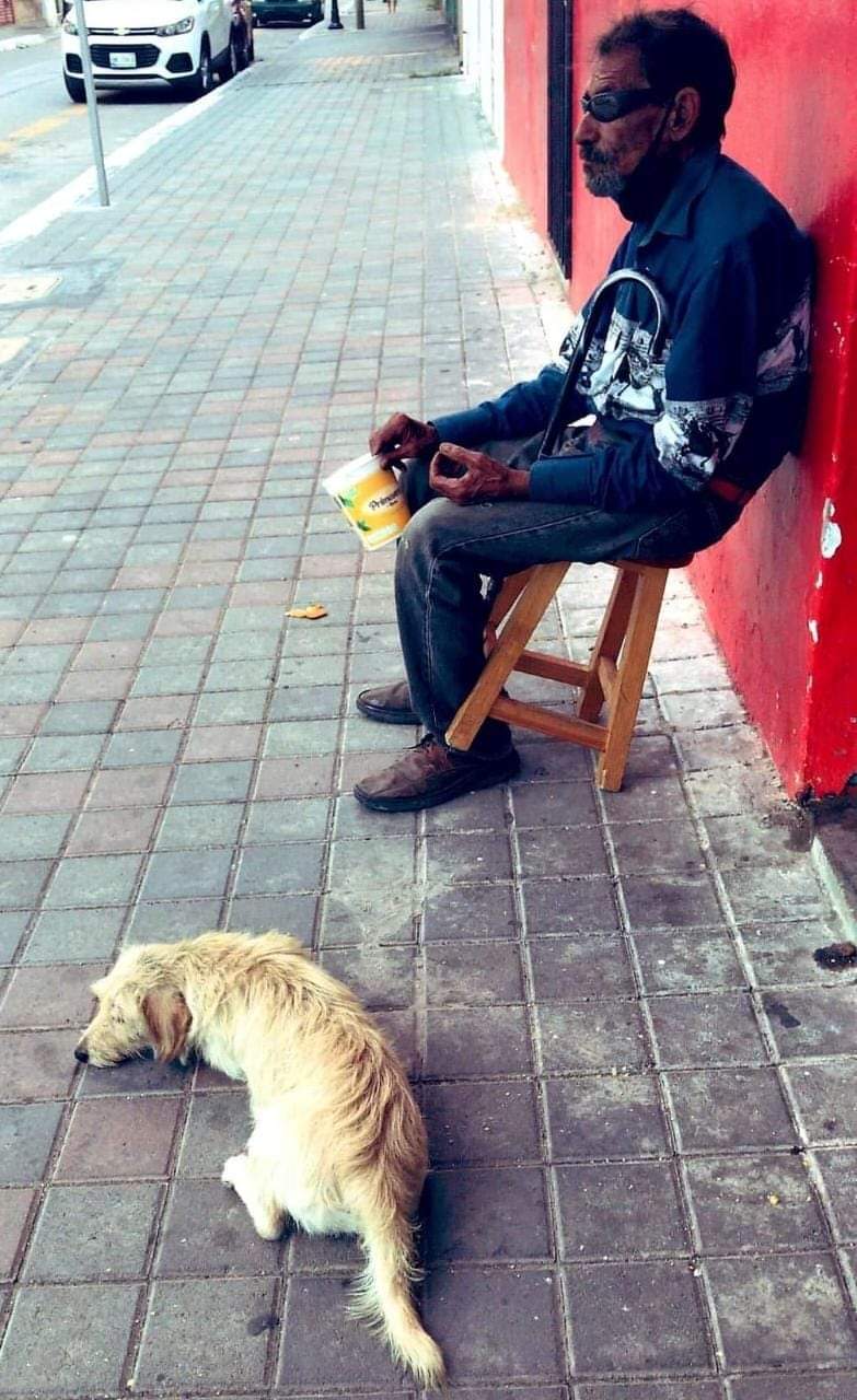hombre invidente denunció
