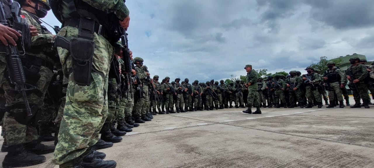 Durante la pasada semana, ante la llegada de más elementos de seguridad, aumenta notablemente el despliegue militar en Tamaulipas.