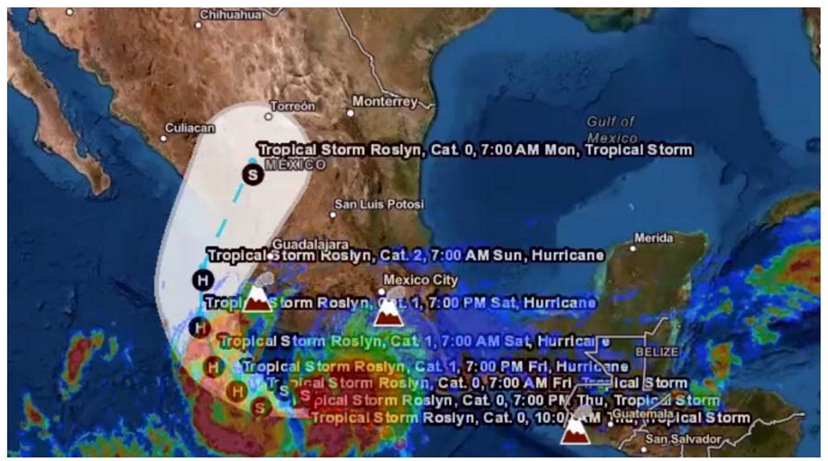 tormenta tropical “Roslyn”