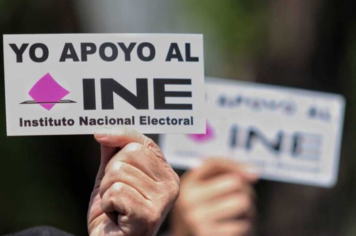 marcha del INE en Tamaulipas