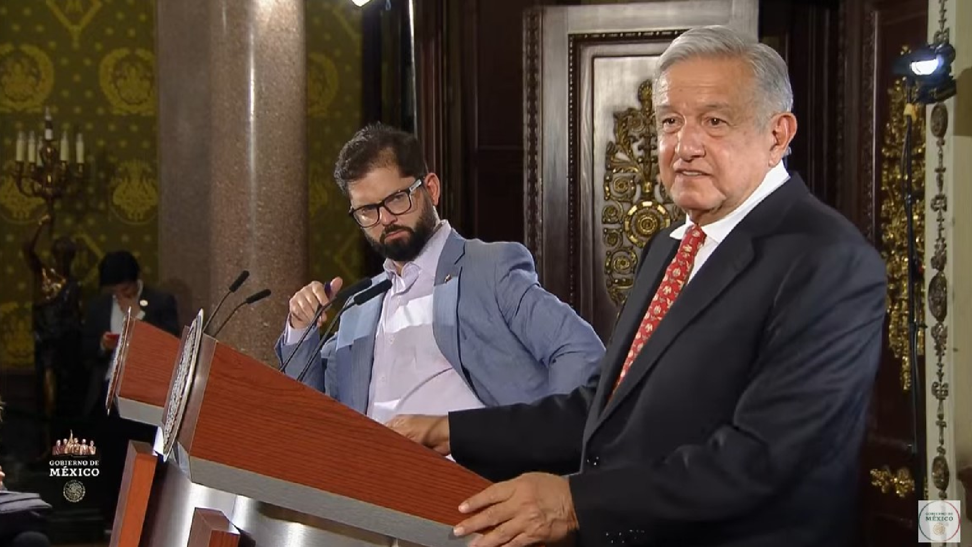 A través de una declaración conjunta, tanto AMLO como Boric confiesan que hubo fallas en la coordinación para nombrar a un titular del BID.