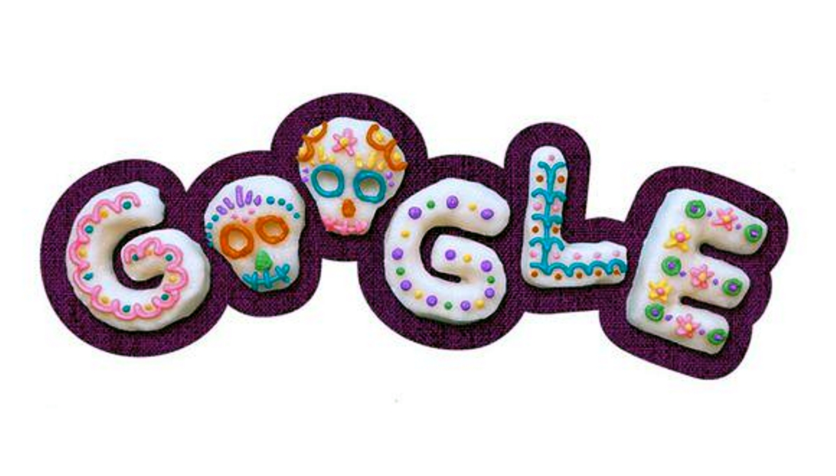 conmemoración de muertos mexicana en el doodle