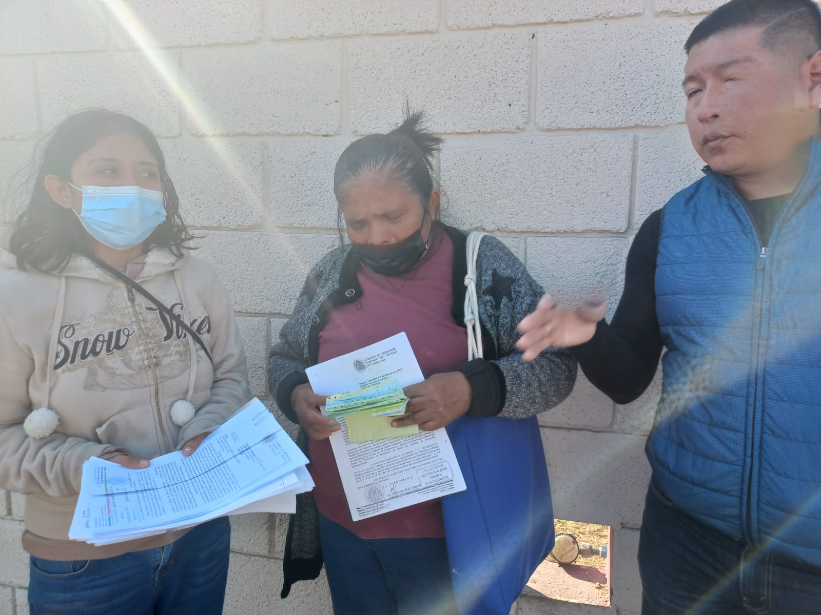 adulto mayor que cayó de un autobús