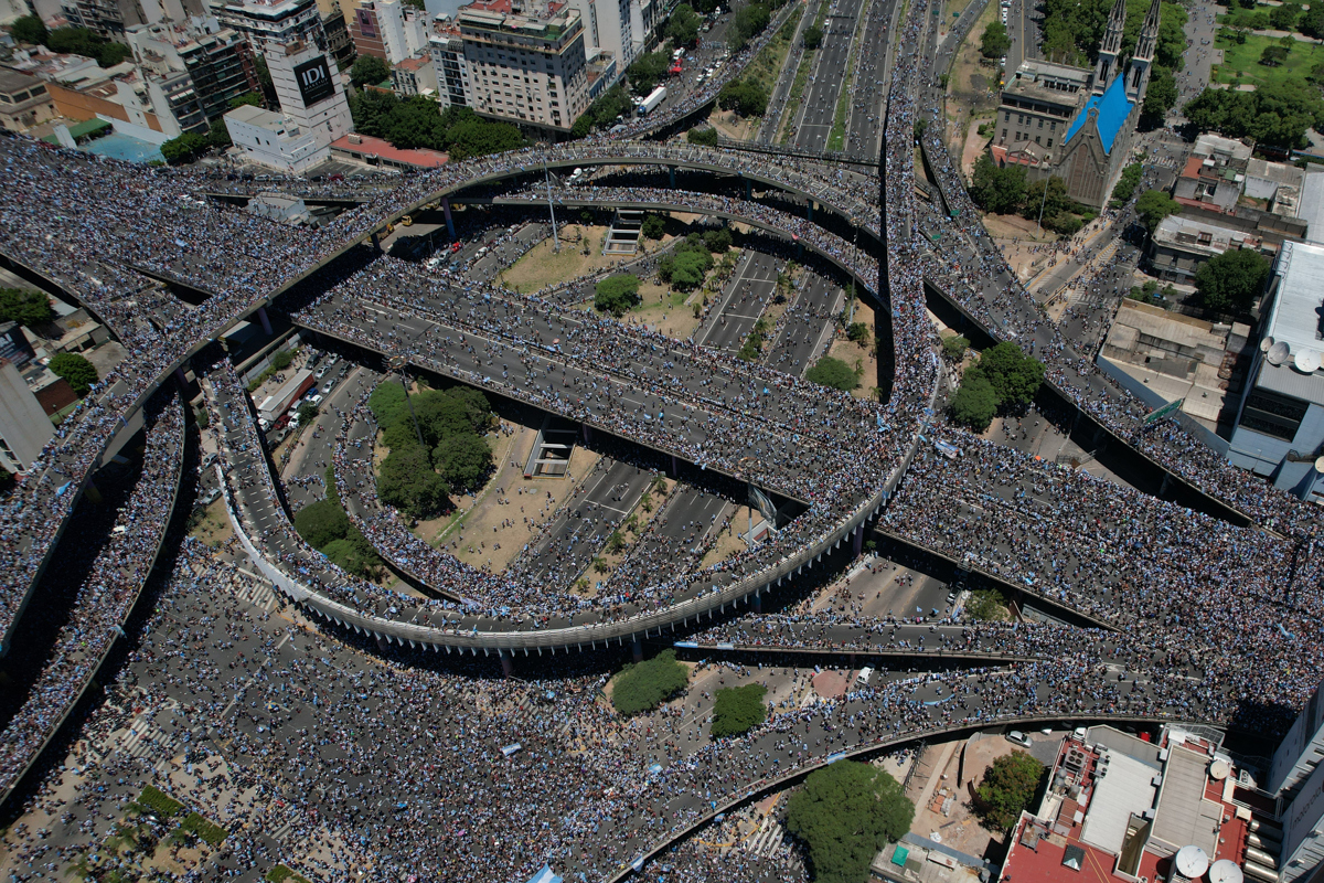 Desfile del Campeón en Buenos Aires