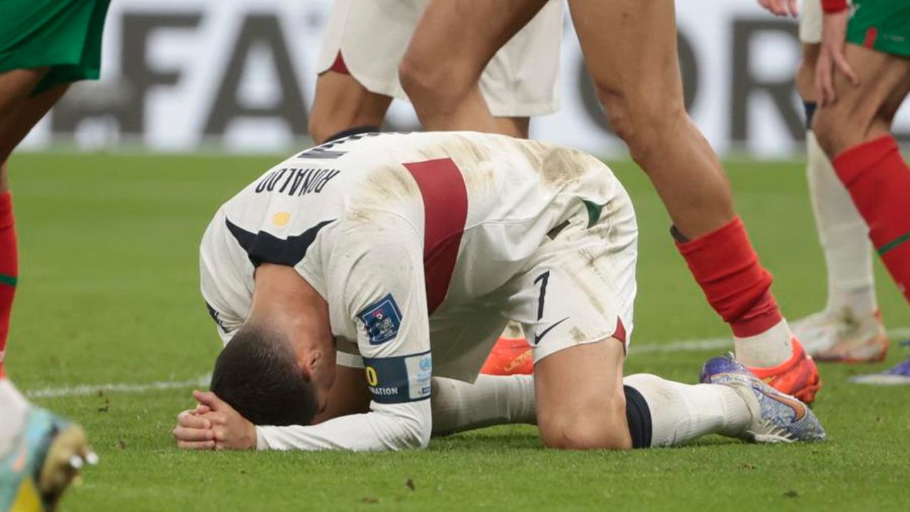 Al caer contra Marruecos, Cristiano Ronaldo dio su última exhibición en lo que fue un extraño último mundial con Portugal para el ídolo.