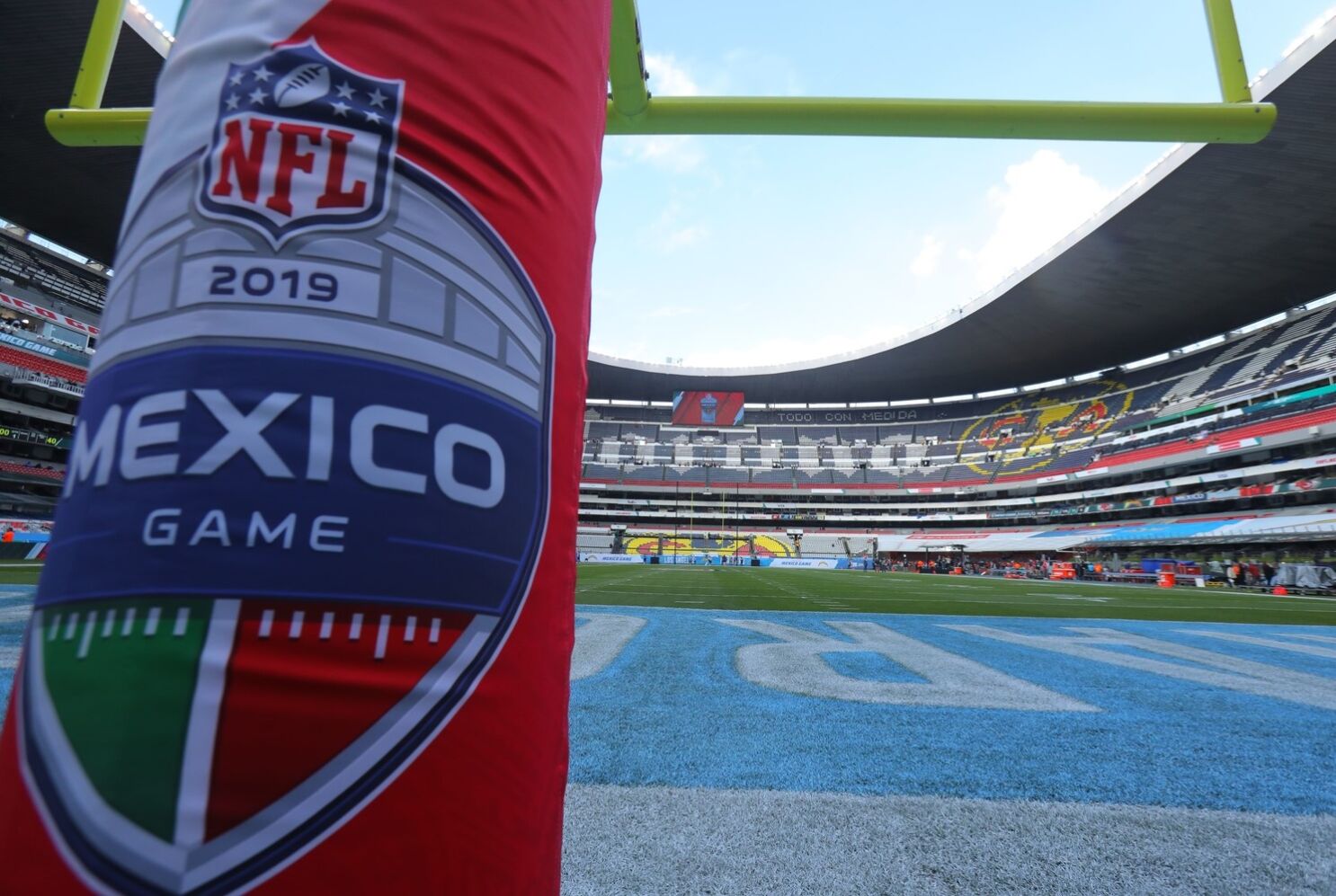 Ante la clausura por remodelación del Estadio Azteca, los organizadores de la NFL anuncian que México no tendrá juego para el 2023.