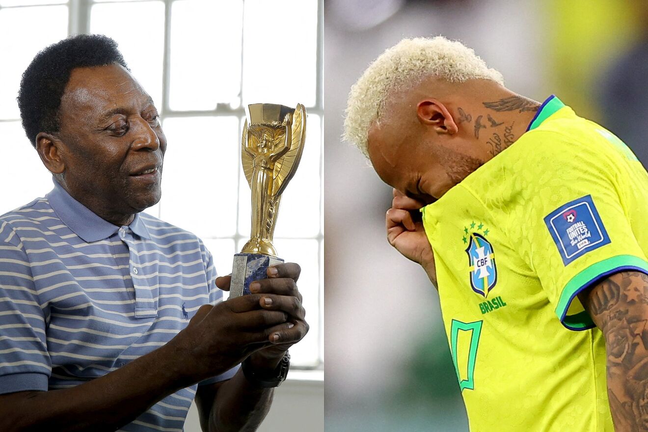 Tras la caída del Scratch du Oro de Qatar 2022, Pelé manda un gran y emotivo mensaje a Neymar para apoyarlo tras la derrota