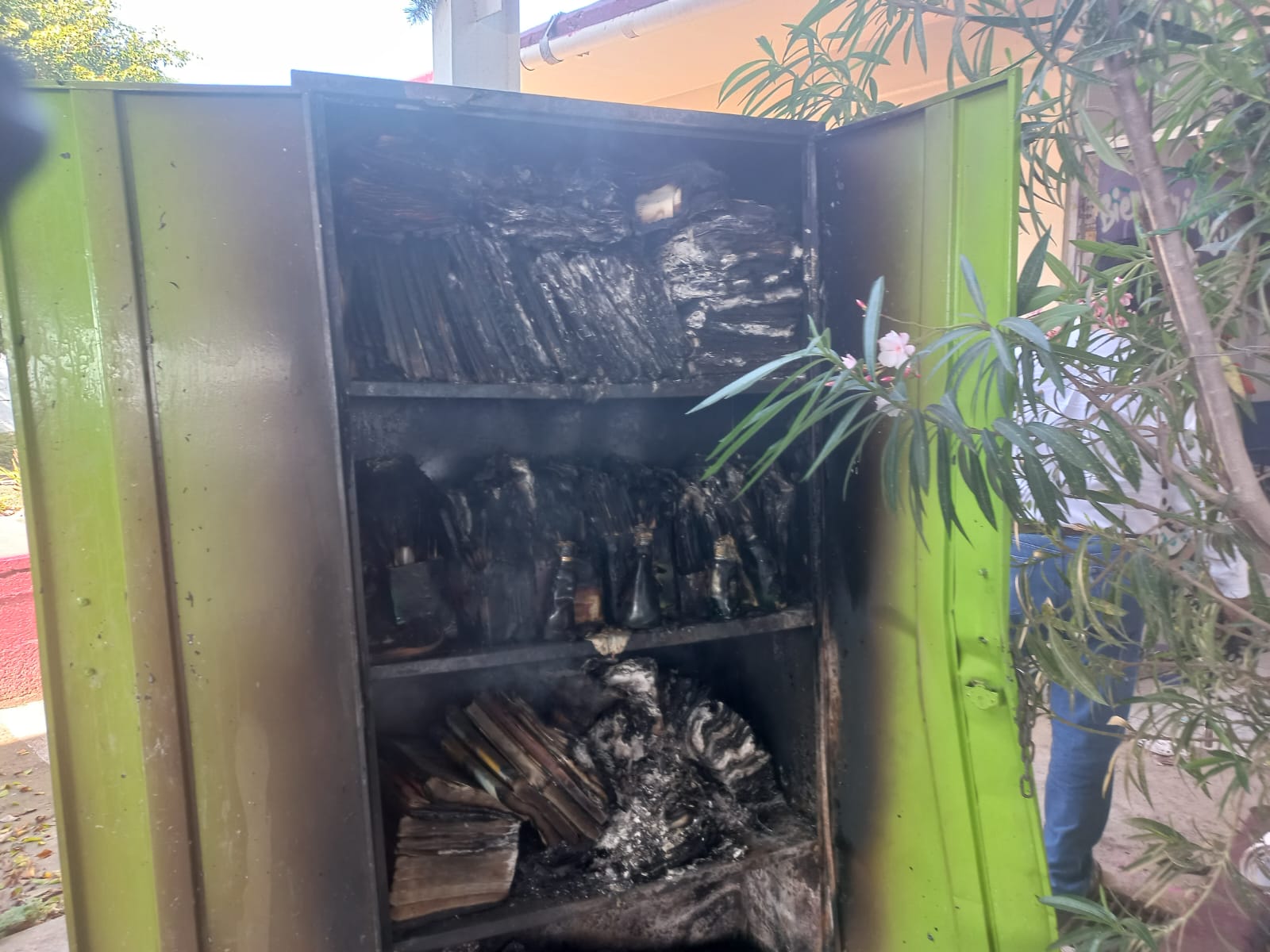 grupo de vándalos ingresó