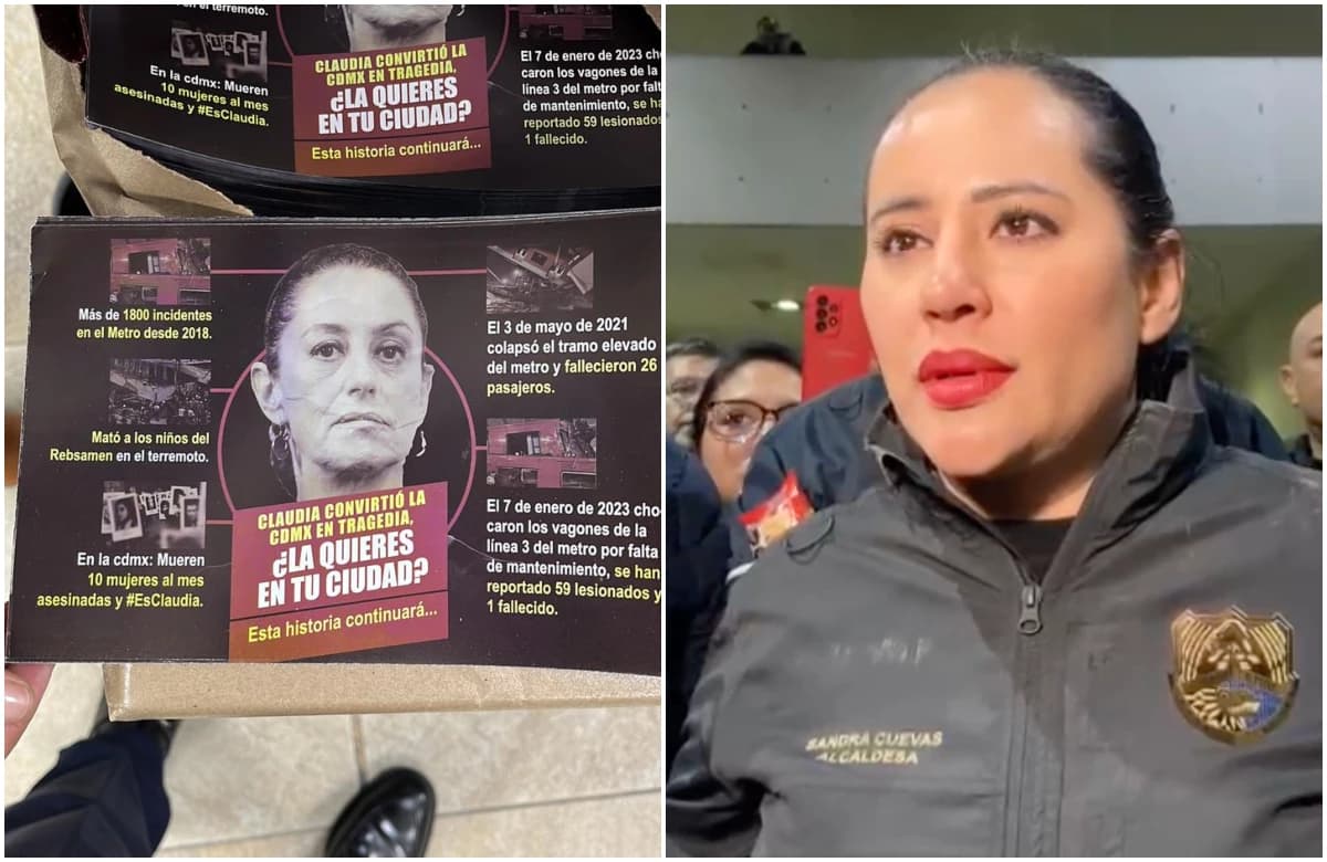 Sandra Cuevas arremetió contra Sheinbaum por operativo sorpresa