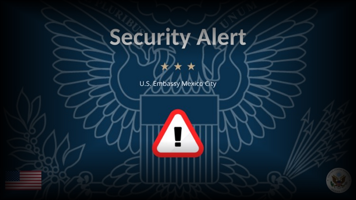 Emite alerta la embajada de EEUU