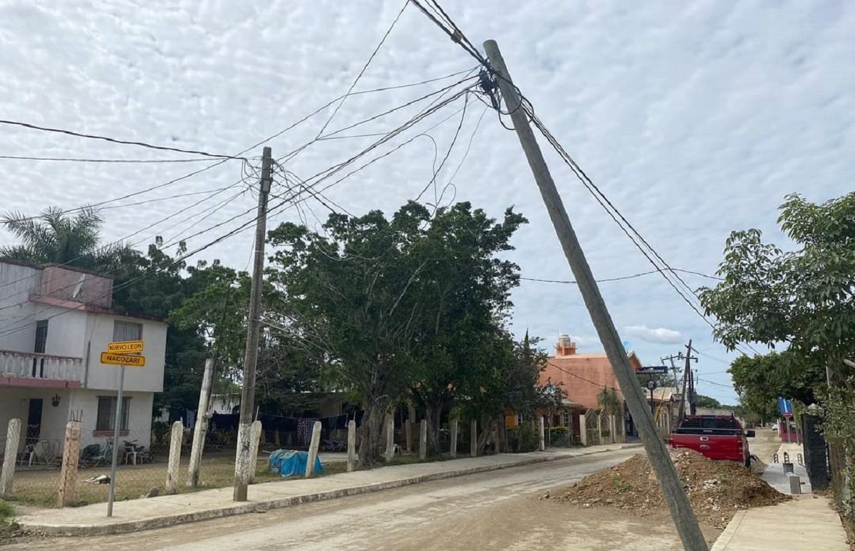 En Altamira hay cables de alta tensión