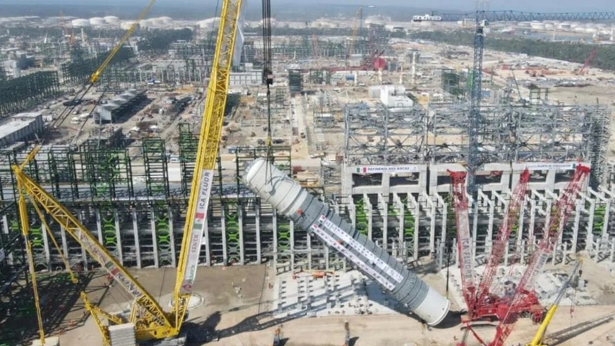 Obreros de Tamaulipas en Dos Bocas