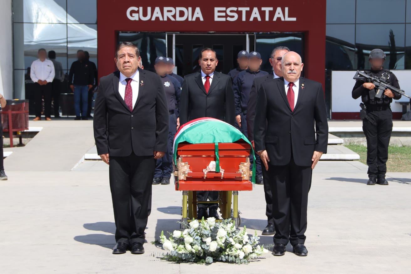 Seguridad Pública de Tamaulipas rindió honores