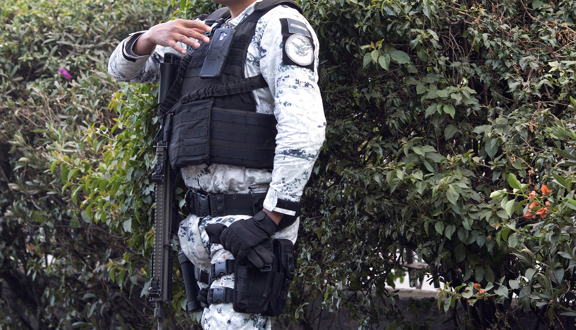 Menor baleado por la GN