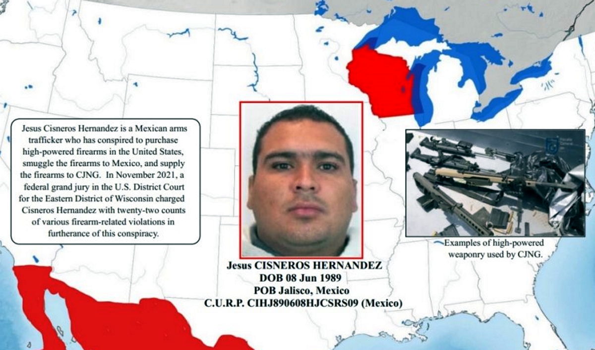 Sanciona Estados Unidos a mexicano por traficar