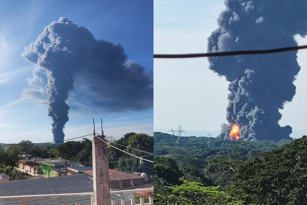 explosión en Pemex