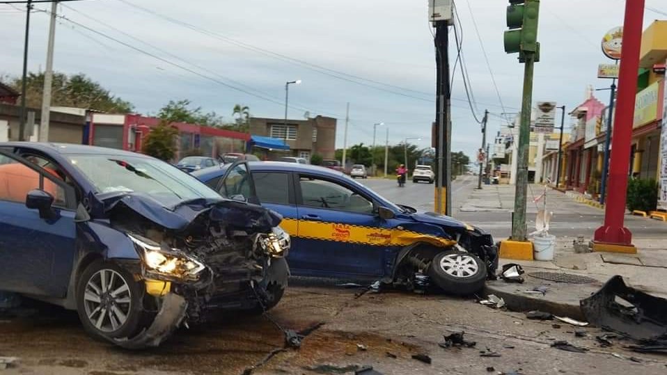 Choque en Ciudad Madero