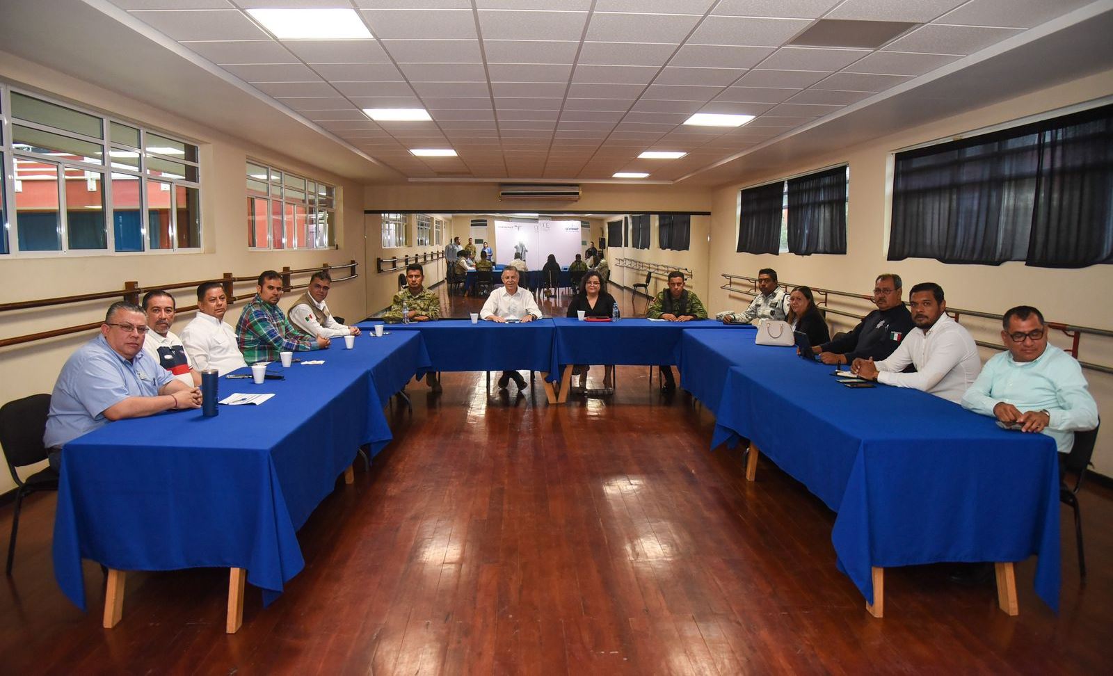 En reunión de seguridad