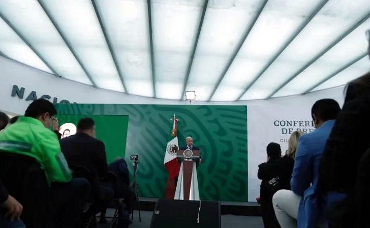 “mañanera” desde el búnker de García Luna