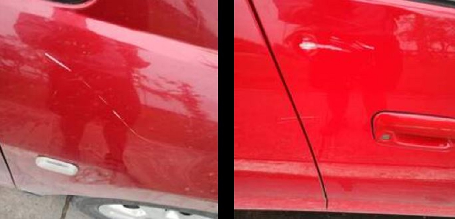 Captan a hombre dañando vehículos