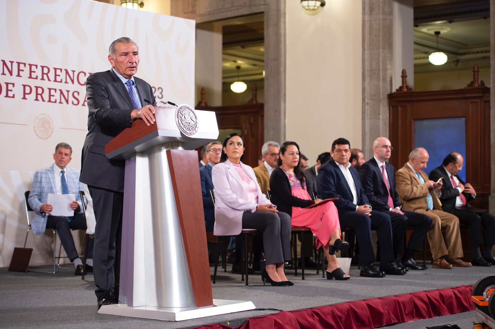pendiente de la caravana Vía Crucis Migrante