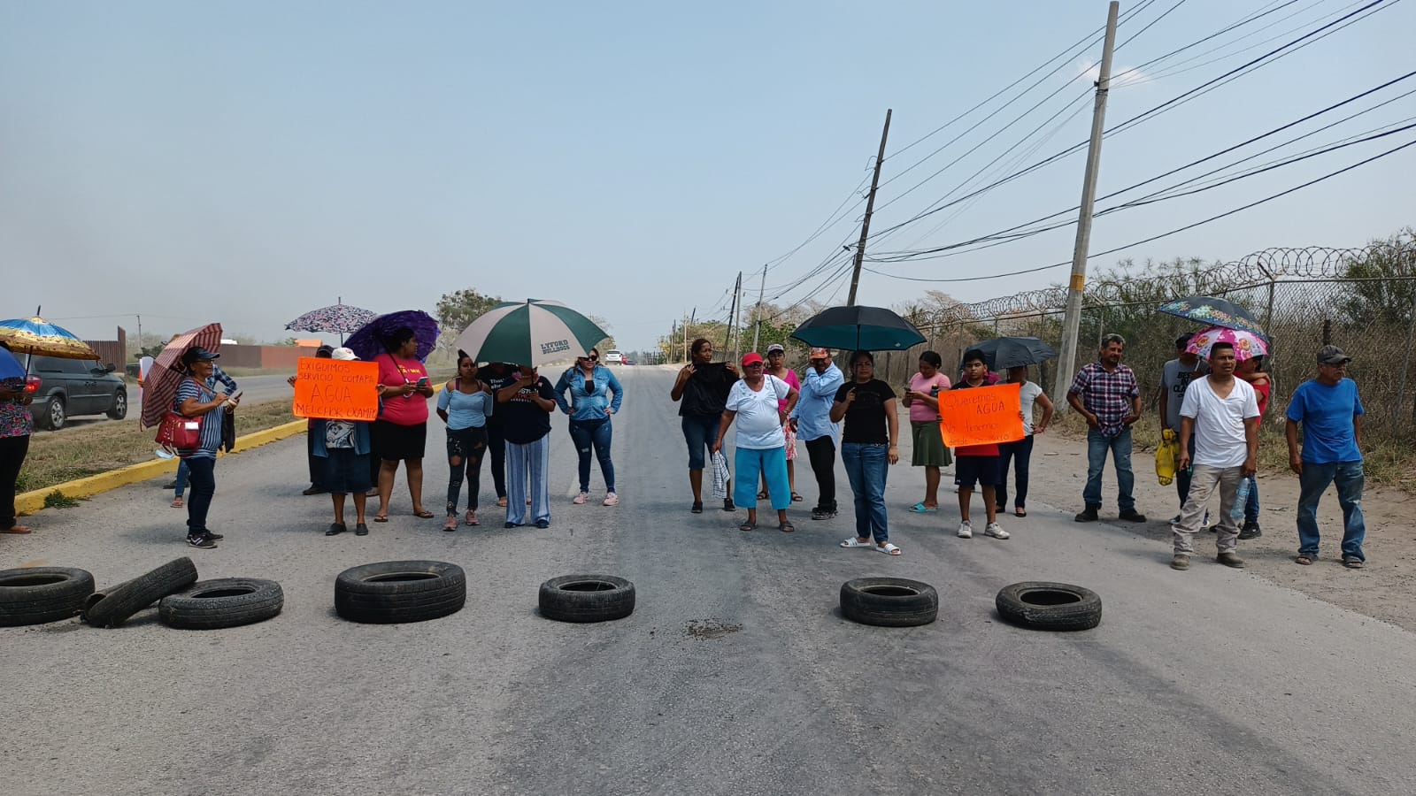 En Altamira bloquearon la Tampico-Mante