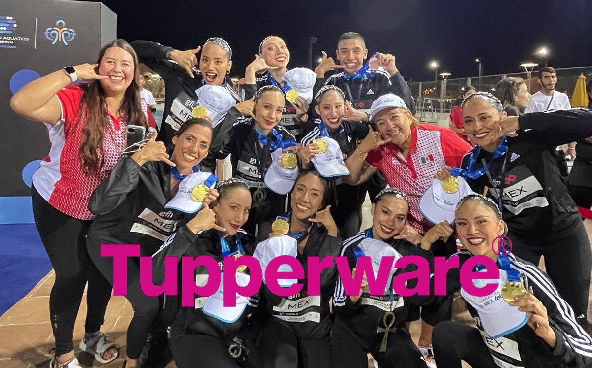 Tupperware apoyo nadadoras